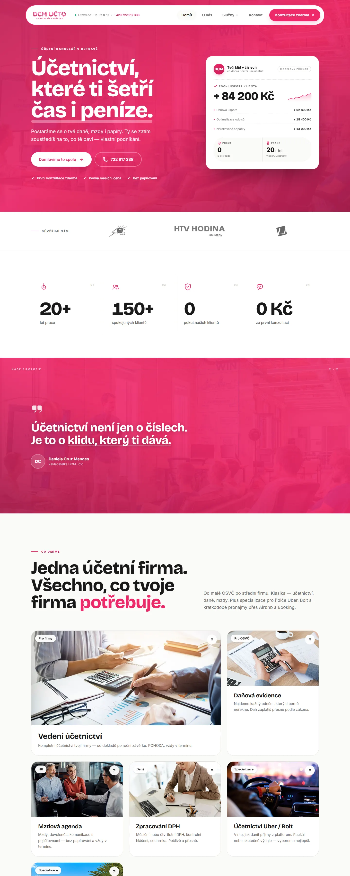 Web DCM účto na notebooku